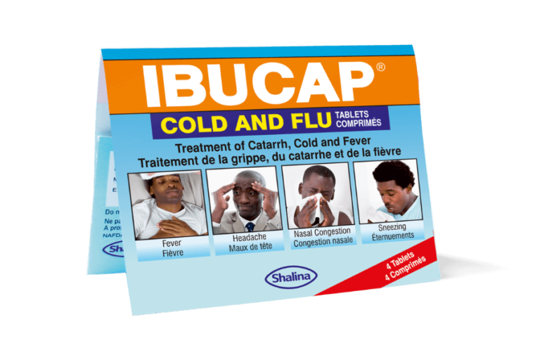 Ibucap Cold and Flu Tablets Shalina Healthcare